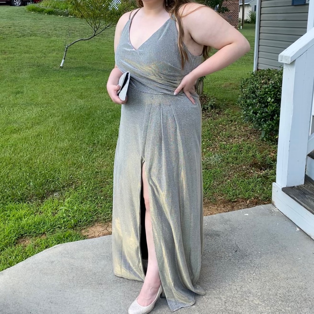 Gold/Silver Prom Dress